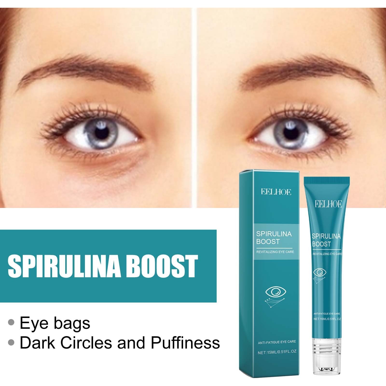 Gel de soin pour les yeux à motif estompé