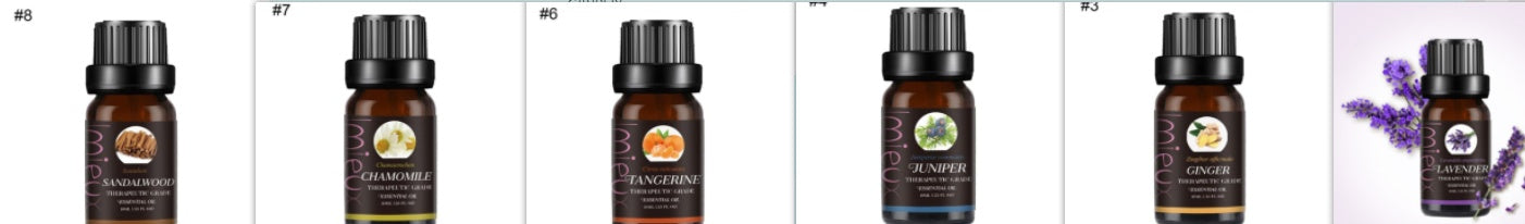 Huile d'aromathérapie