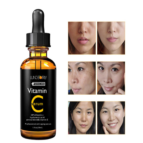 vitamine C pour un visage plus lisse