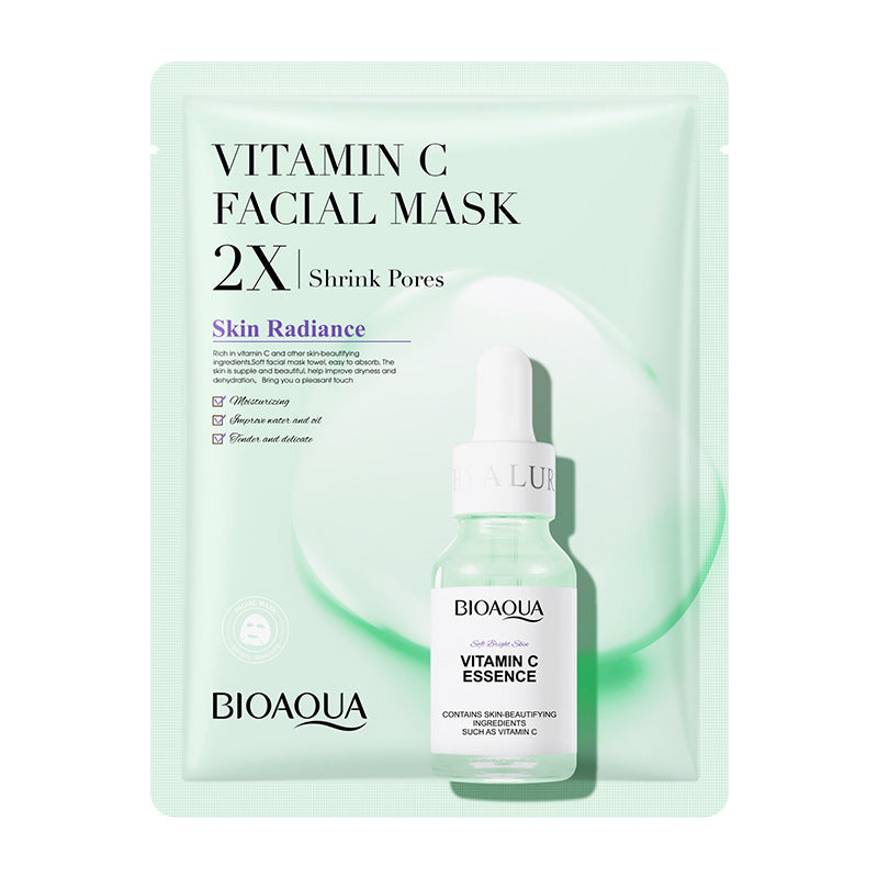Masque hydratant à la vitamine C pour le soin du visage