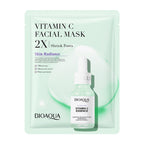 Masque hydratant à la vitamine C pour le soin du visage