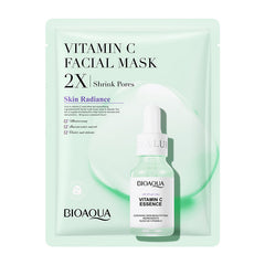 Masque hydratant à la vitamine C pour le soin du visage